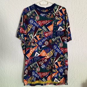 NWT Polo by Ralph Lauren stacked pennant T-shirt | Sz L